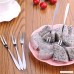ICYANG 10 Pcs Stainless Steel Fruit Fork Two Prong Forks Set Bistro Cocktail Tasting Appetizer Small Cake Pastries Dessert - B079NB83DG
